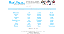 Desktop Screenshot of italdily.cz